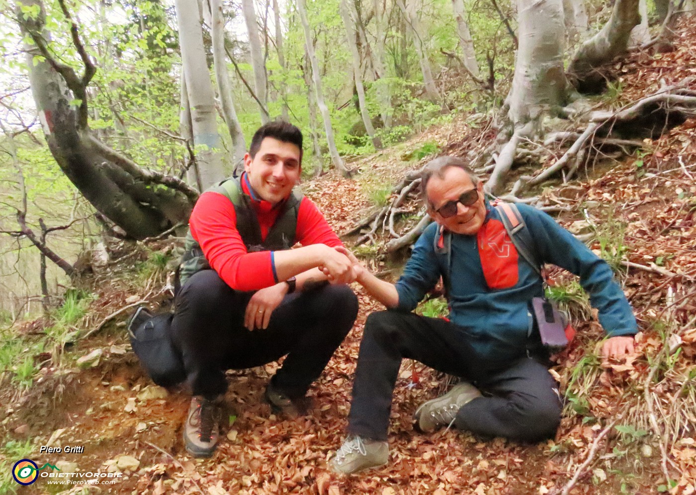 73 Piacevole incontro con l'amico fotografo orobico Daniel Nicoli.JPG